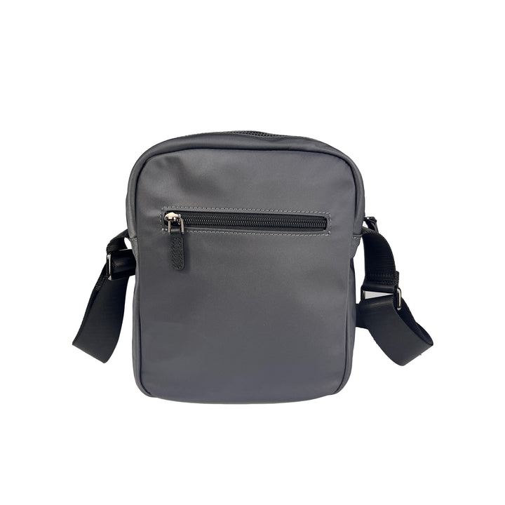 Alef Hamptons Lightweight Water- resistant Nylon Shoulder Bag (Gray)