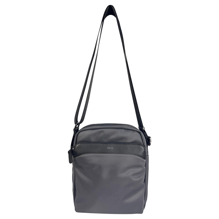 Alef Hamptons Lightweight Nylon Shoulder Bag (Black)