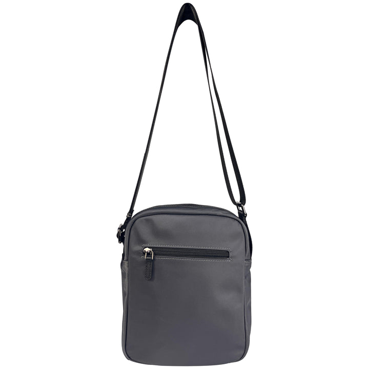 Alef Hamptons Lightweight Water- resistant Nylon Shoulder Bag (Gray)