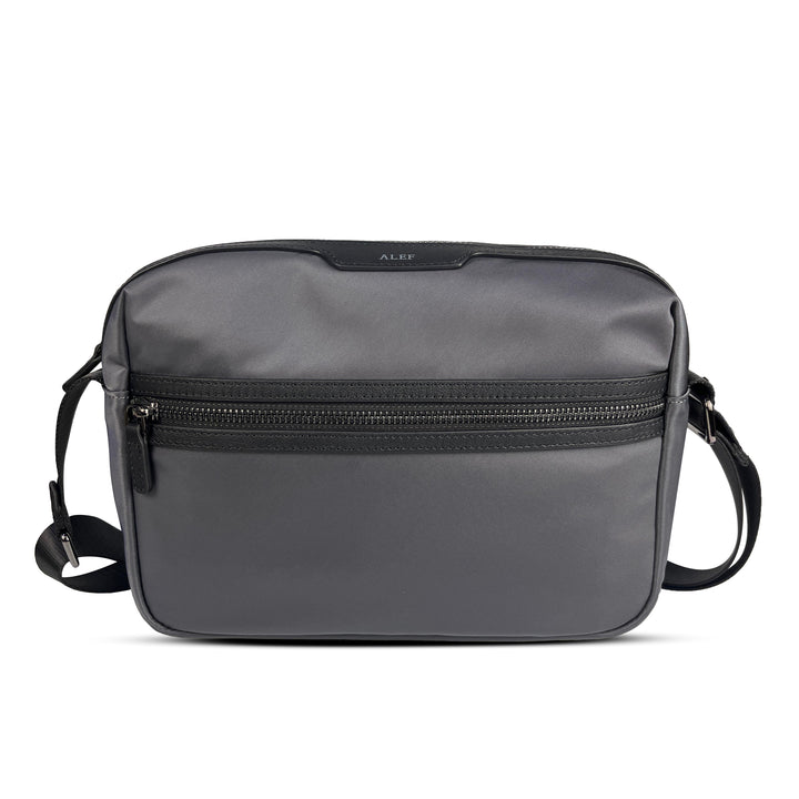 Alef Hamptons Lightweight Nylon Shoulder Bag (Black)