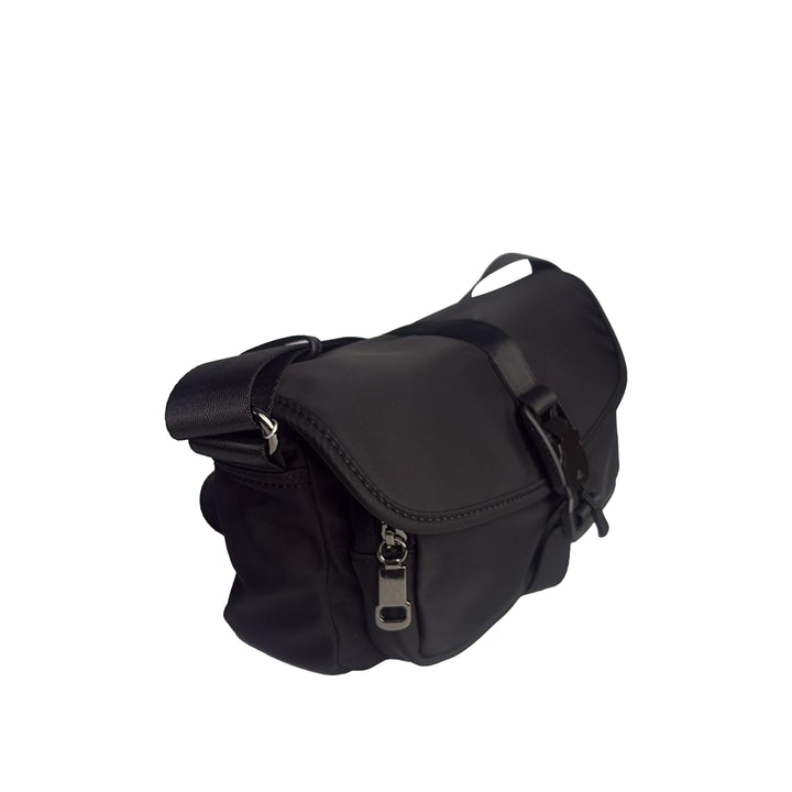 Alef Hamptons Lightweight Nylon Shoulder Bag (Black)