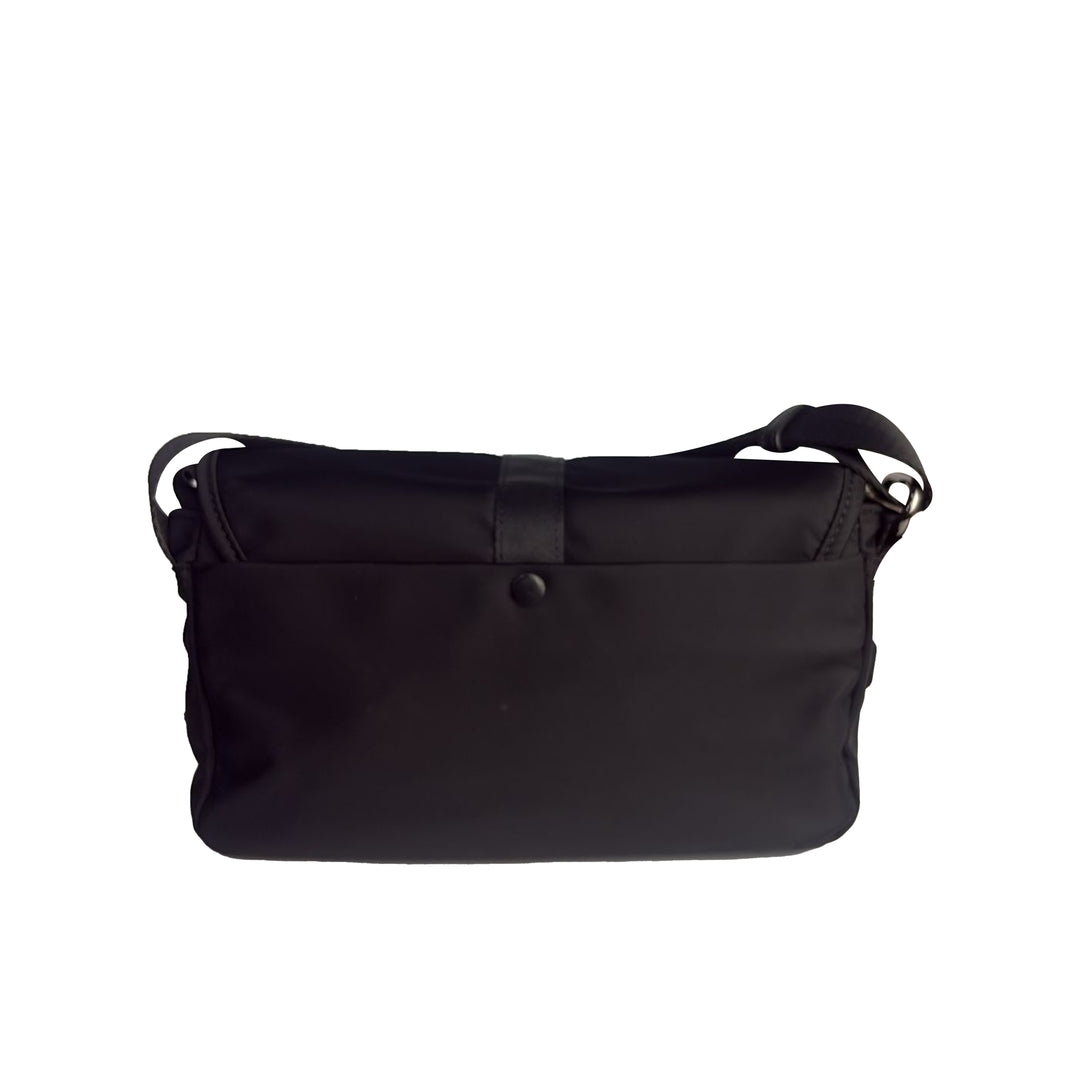 Alef Hamptons Lightweight Nylon Shoulder Bag (Black)