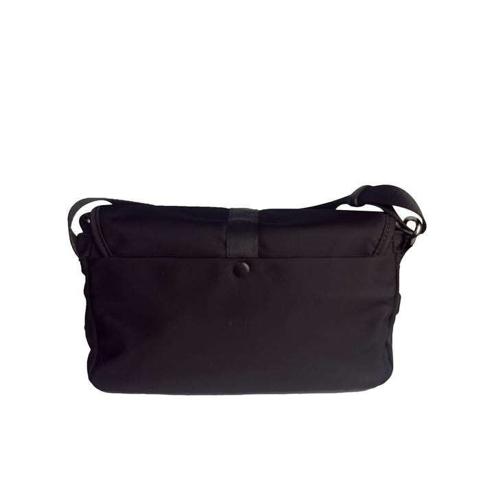 Alef Hamptons Lightweight Nylon Shoulder Bag (Black)