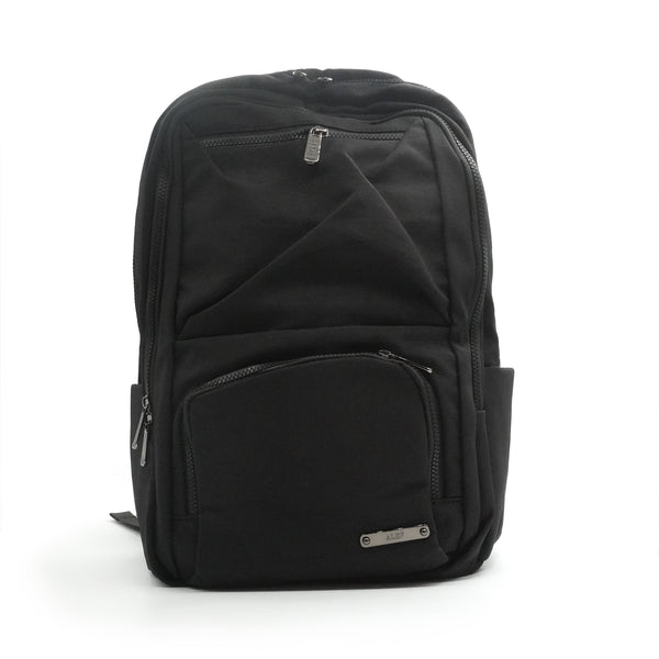 Alef Kyoto Men's Nylon Backpack (Black)