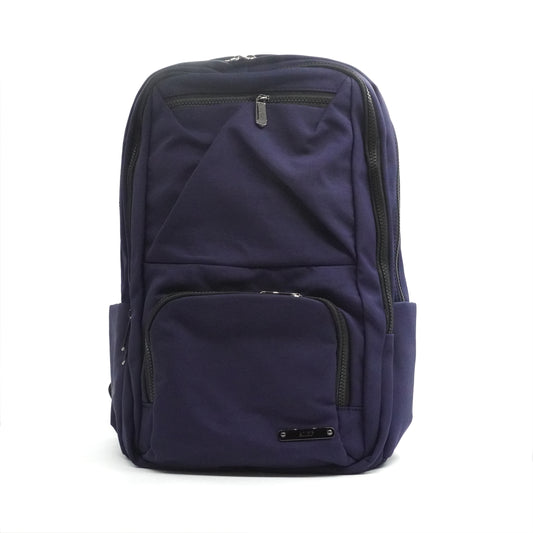 Alef Kyoto Men's Lightweight Nylon Backpack Bag (Navy)