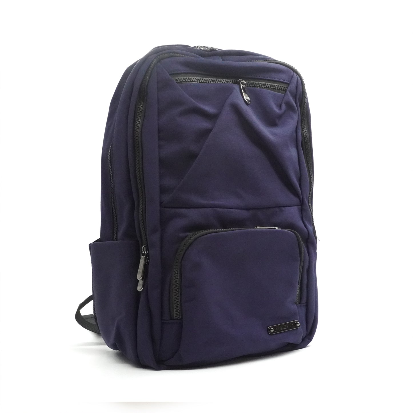 Alef Kyoto Men's Lightweight Water-resistant Nylon Backpack Bag (Navy)