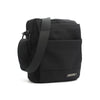 Alef Kyoto Men's Lightweight Water-resistant Nylon Crossbody Shoulder Bag (Black)