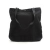 Alef Kyoto Men's Lightweight Water-resistant Nylon Tote Bag (Black)