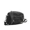 Alef Kyoto Men's Lightweight Water-resistant Nylon Shoulder Bag (Black)