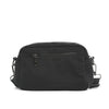 Alef Kyoto Men's Lightweight Water-resistant Nylon Shoulder Bag (Black)