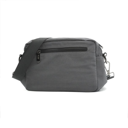 Alef Kyoto Men's Nylon Shoulder Bag (Grey)
