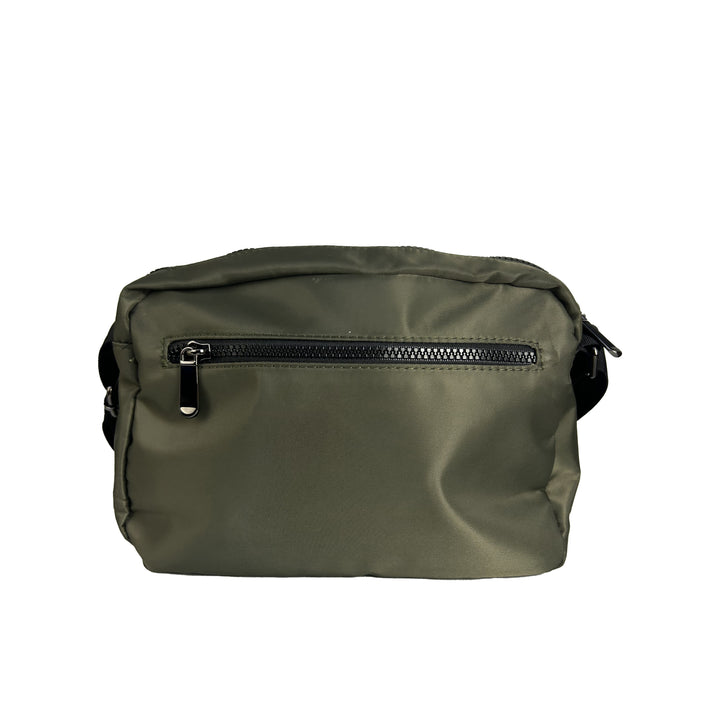 Alef Landon Men's Lightweight Water-Resistant Nylon Messenger Bag With Adjustable Sling (Green)