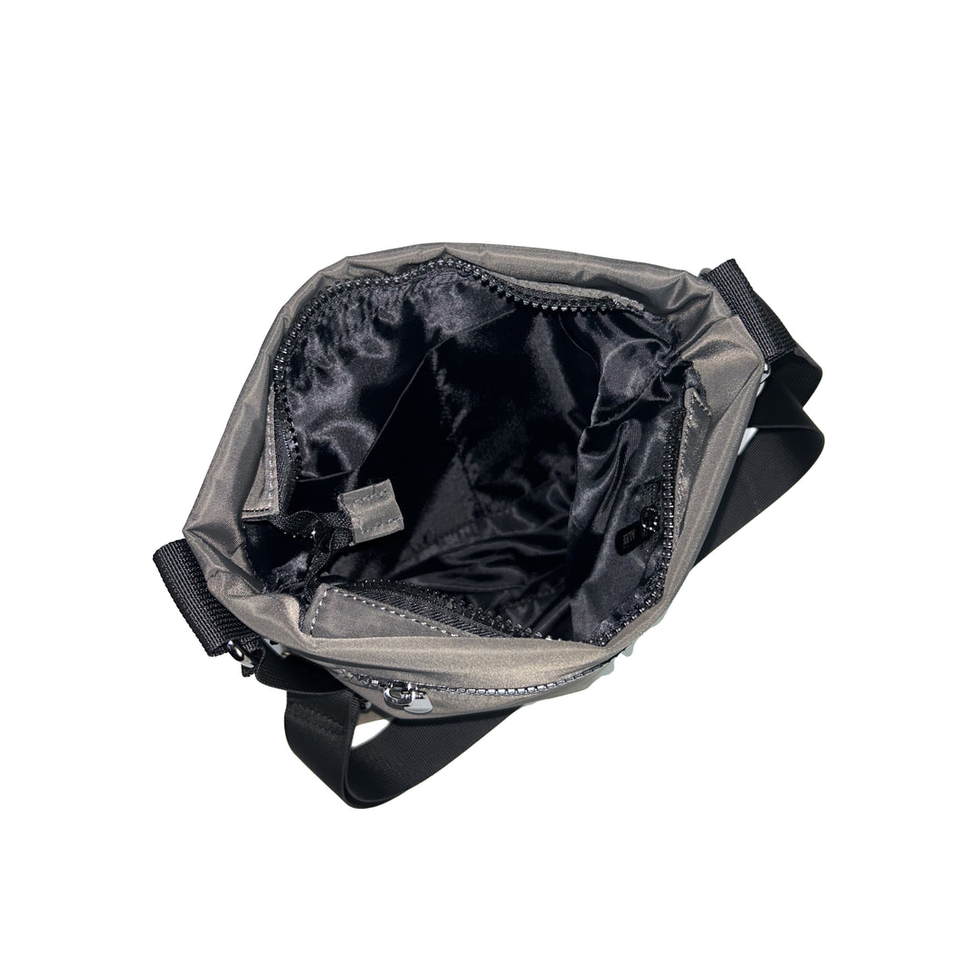 Alef Landon Men's Lightweight Water-Resistant Nylon Shoulder Sling Bag (Green)