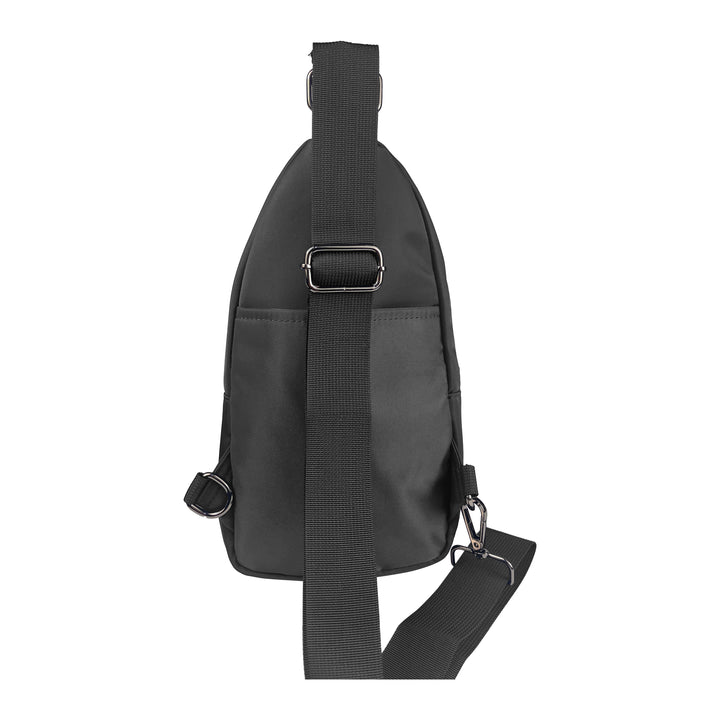 Alef Landon Men's Lightweight Water-Resistant Nylon  Crossbody Chest Bag (Grey)