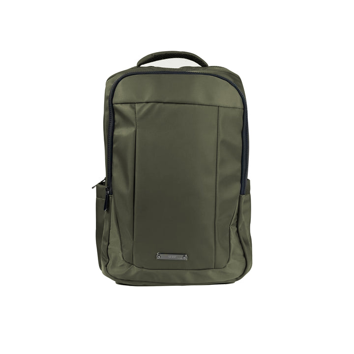 Alef Landon Men's Lightweight Water-Resistant Nylon Backpack (Green)