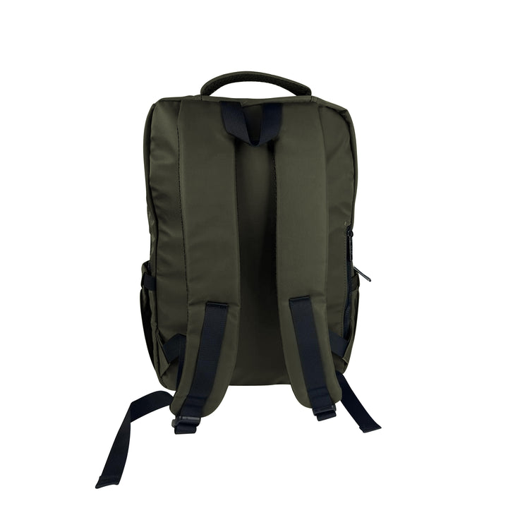 Alef Landon Men's Lightweight Water-Resistant Nylon Backpack (Green)