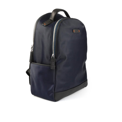 Alef Liam Lightweight  Nylon Water-resistant Backpack (Navy)