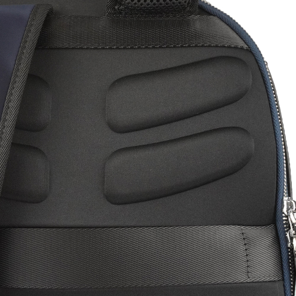 Alef Liam Lightweight  Nylon Water-resistant Backpack (Navy)
