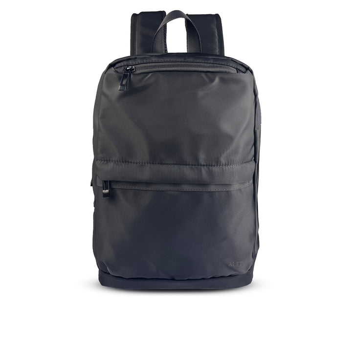 Alef Paterson Lightweight Water-resistant Nylon Backpack (Black)