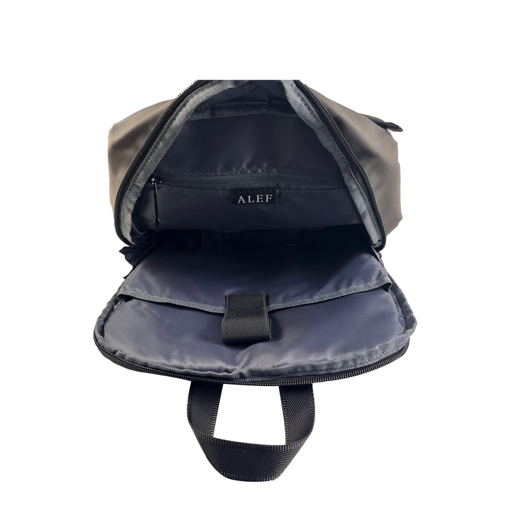Alef Paterson Lightweight Water-resistant Nylon Backpack (Black)