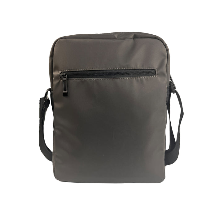 Alef Paterson Lightweight Water-resistant Nylon Shoulder Bag (Black)