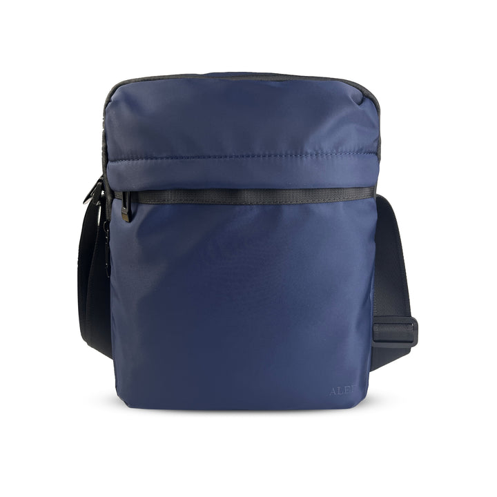 Alef Paterson Lightweight Water-resistant Nylon Shoulder Bag (Black)