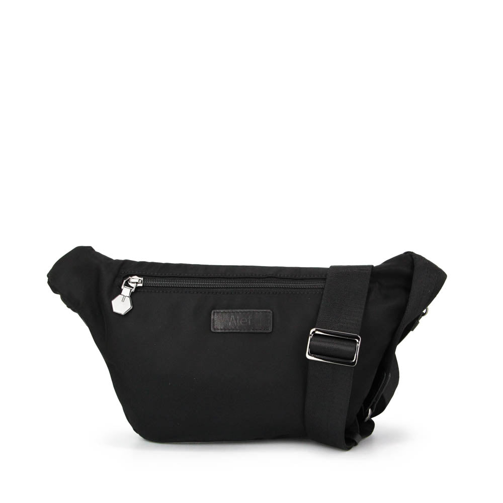 Alef Versatile  Joe 3-Way Lightweight Nylon Bag - Cross-body / Waist-Pouch / Sling (Black)