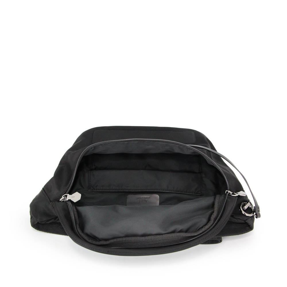 Alef Versatile  Joe 3-Way Lightweight Nylon Bag - Cross-body / Waist-Pouch / Sling (Black)