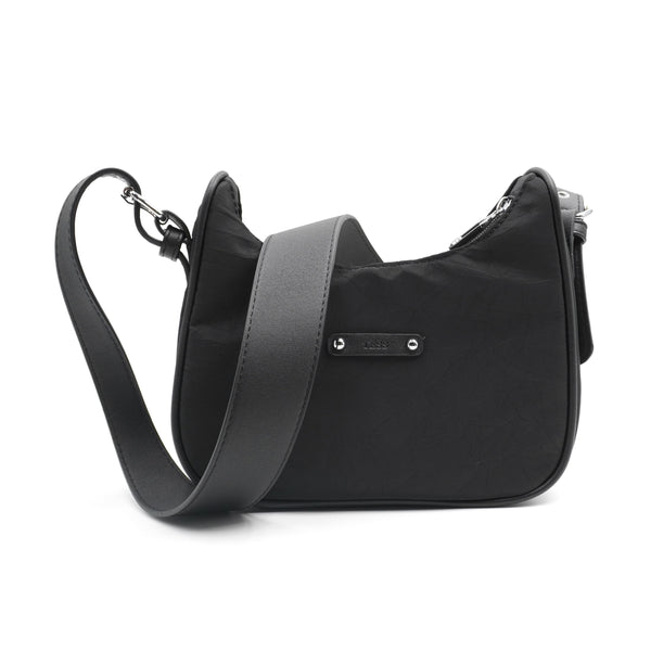 Tess Cora Ladies Nylon Shoulder Bag (Black)