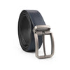 Alef Dean  Reversible Men's Leather Belt in Black