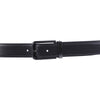 Alef Dean  Reversible Men's Leather 35mm Pin-Buckle Belt (Black/Tan)