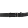 Alef Miami Auto-Lock Solid Buckle 35mm Men's Leather Belt (Black)