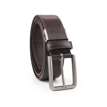 Alef Scott Pin Buckle 35mm Men's Leather Belt (Cafe)