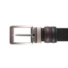 Alef Toby Stud Buckle Reversible 35mm Men's Leather Belt in Black/Cafe