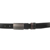 Alef Toby Stud Buckle Reversible 35mm Men's Leather Belt in Black/Cafe