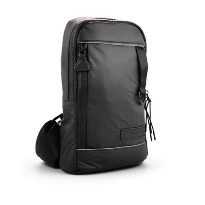 Alef Calven Men's Nylon Chest Bag (Black)