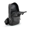 Alef Calven Men's Nylon Chest Bag (Black)