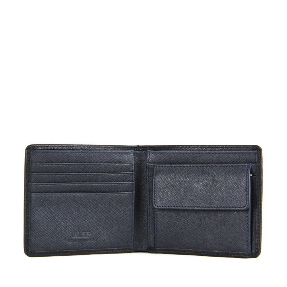 Alef Fullerton Bifold Men's Leather Wallet with Coin Pouch